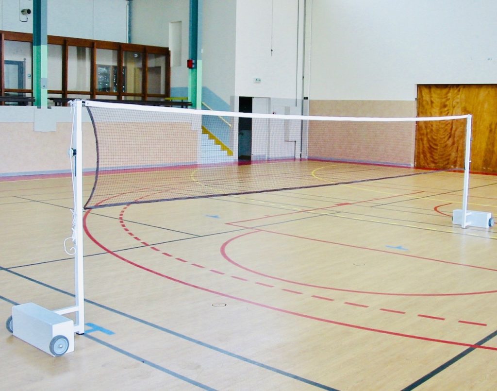 Poteaux et filet badminton FFBAD